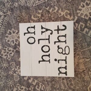 Oh Holy Night Printed Canvas